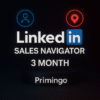 Boost your business with LinkedIn Sales Navigator 3-month plan, featuring advanced lead generation tools, InMail messaging, and CRM integration.