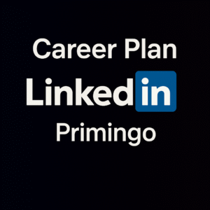 Career Plan pricing chart for 3, 6, and 12-month plans on Primingo