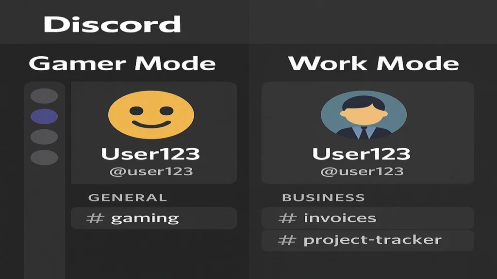 Dual Discord Account Setup Gamer and Work