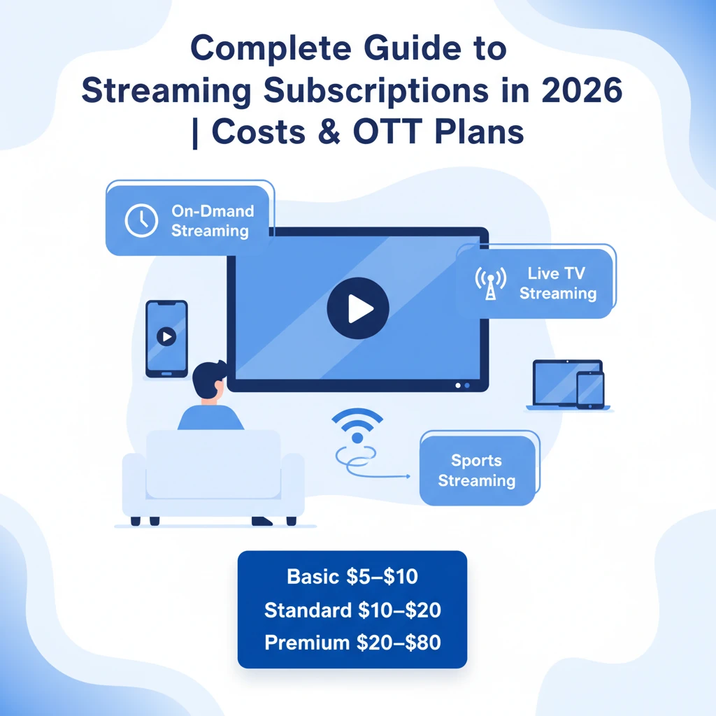 Complete Guide to Streaming Subscriptions in 2026 | Costs & OTT Plans