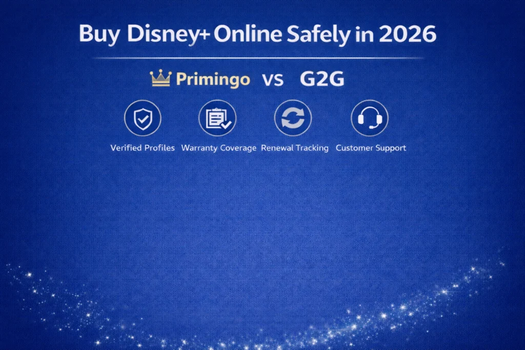 Where to Buy Disney+ Safely in 2026: Primingo vs G2G Comparison Guide