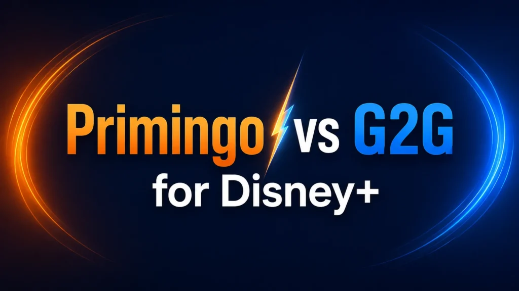 Primingo vs G2G for Disney+: Buyer Protection, Warranty and Support Compared