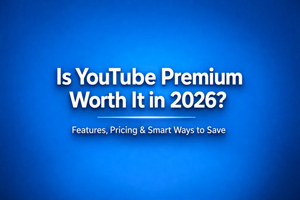 Is YouTube Premium Worth It in 2026? Features, Pricing & Smart Ways to Save