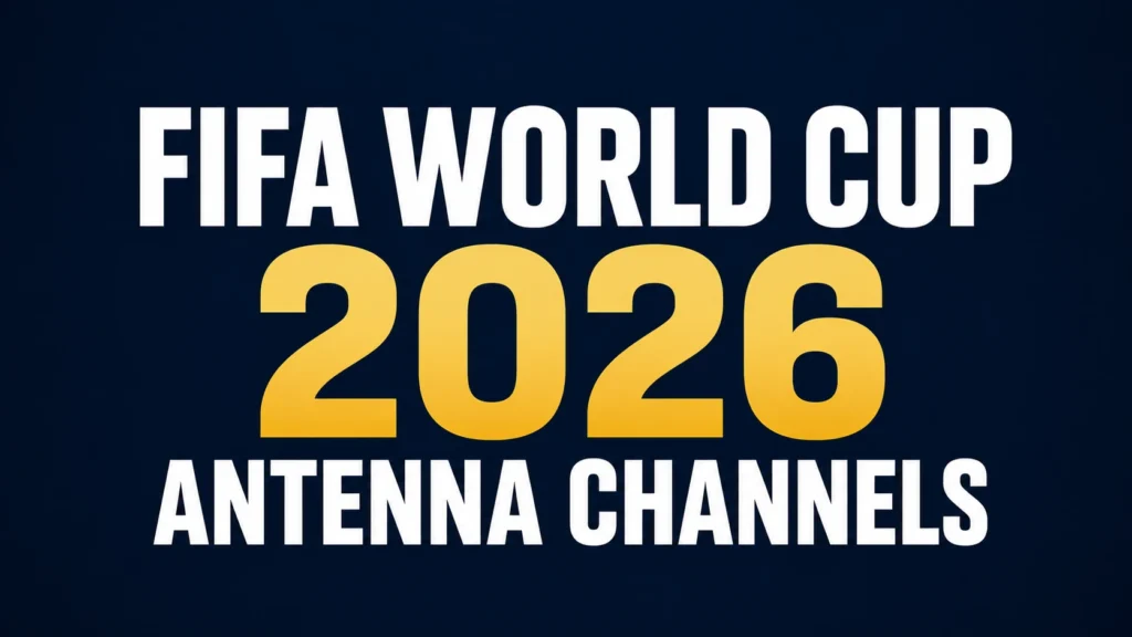 Bold graphic text saying “Cheapest Way to Watch Mexico FIFA World Cup 2026” on a dark blue background, with Mexico highlighted in green, white, and red.