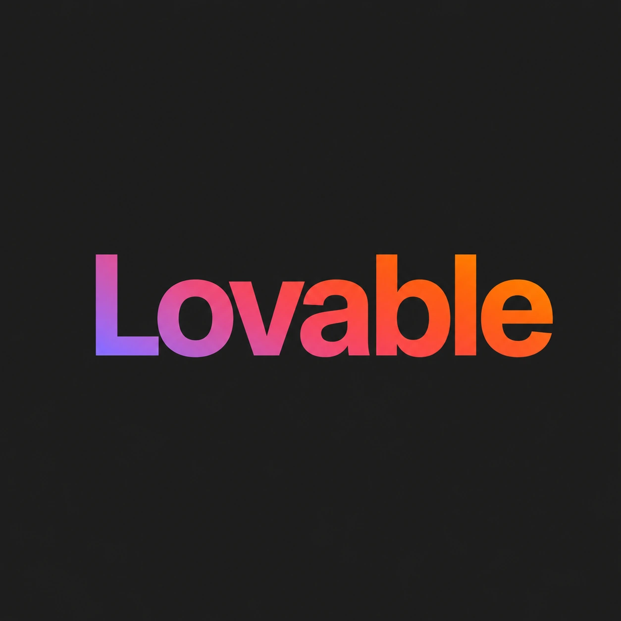 Lovable subscription logo