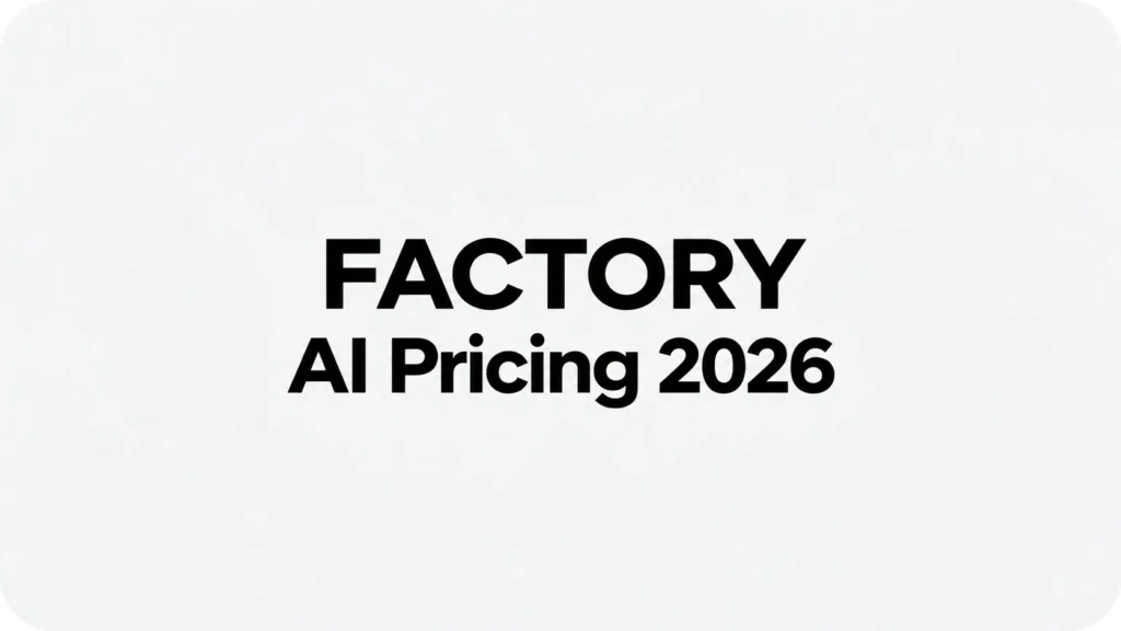 Factory AI Pricing 2026 featured image for Factory plans, costs and usage limits - Primingo