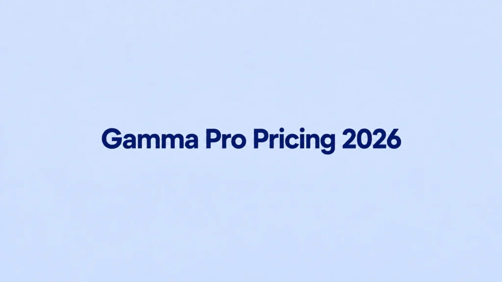 Gamma Pro Pricing 2026: Monthly Cost, Annual Price, Credits and Features