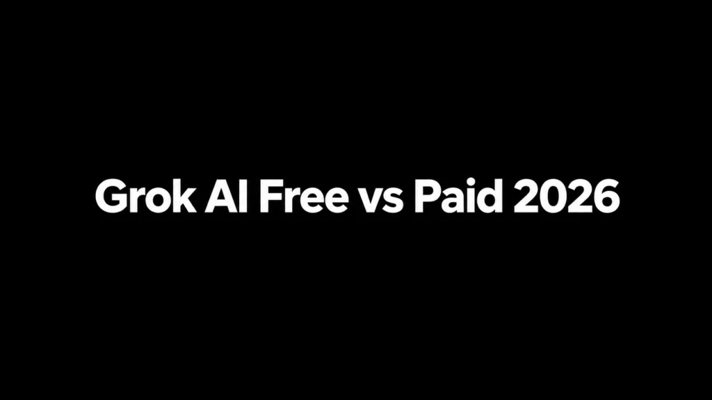 Grok AI Free vs Paid 2026 comparison of SuperGrok pricing, limits, features and plan differences – Primingo