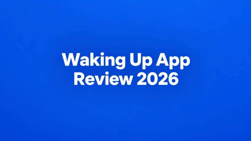 Waking Up App Review 2026 covering pricing, features, meditation content and overall value – Primingo